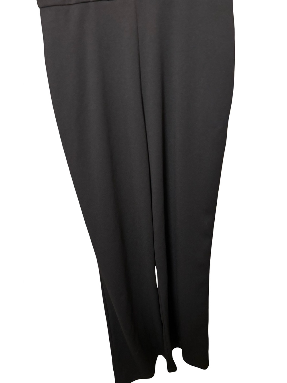 Maggy London Modern Minimalist Corporate Black Puff-Sleeve Jumpsuit Size 6 - Picture 7 of 10